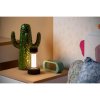 Lucide LORALI - Nabíjecí LED Stolní lampa Vnitřní/Venkovní - Baterie - Ø 7,7 cm - stmívatelná - IP44 - Černá