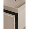 Roca Koupelnová skříňka s umyvadlem Roca ONA 80x50,5x46 cm zelená mat ONA801ZZML