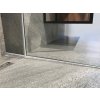 Sapho Spádová lišta, pravá, výška 10 mm, délka 1500 mm, nerez mat SPD1510-P