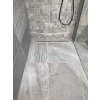 Sapho Spádová lišta, pravá, výška 10 mm, délka 1500 mm, nerez mat SPD1510-P