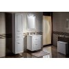 Aqualine FAVOLO vysoká skříňka košem 40x184x31cm, bílá mat FV180