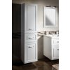 Aqualine FAVOLO vysoká skříňka košem 40x184x31cm, bílá mat FV180