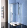 Polysan EASY čtvercová sprchová zástěna 900x900mm, sklo Brick EL5138