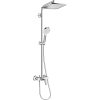 Hansgrohe Sprchový systém Hansgrohe Crometta E na stěnu s pákovou baterií chrom 27284000