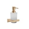 Hansgrohe Dávkovač mýdla Hansgrohe AddStoris s držákem kartáčovaný bronz 41745140