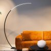 lucide curve stojaci lampa arc led stmivatelne 1x15w 2700k cerna