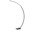 lucide curve stojaci lampa arc led stmivatelne 1x15w 2700k cerna