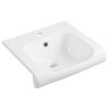Kerasan INKA keramické umyvadlo polozápustné, 40x40cm, bílá 341201