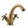 Sapho ANTEA stojánková umyvadlová baterie vysoká s výpustí, bronz 3276