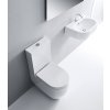 Kerasan FLO WC kombi mísa 36x60cm, spodní/zadní odpad, bílá 311701
