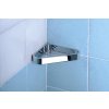 Gedy SMART rohová police do sprchy, 170x30x170mm, chrom 3283