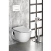 Sapho BRILLA CLEANWASH závěsná WC mísa s bidetovou sprškou, Rimless, 36,5x53cm, bílá 100612
