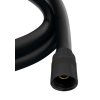 Sapho SOFTFLEX plastová sprchová hadice, 150cm, černá mat 1208-17