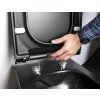 Sapho WC sedátko, SLIM, Soft Close, černá mat 100787-110