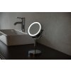 Ridder DAISY kosmetické zrcátko na postavení LED, Ø 150mm, oboustranné, chrom 03111000