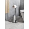 Gedy CIRCE stojan s držákem na toaletní papír a WC štětkou, kulatý, chrom 143213