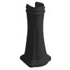 Kerasan RETRO universální keramický sloup k umyvadlům 56,69,73cm, černá mat 107031