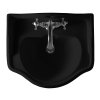 Kerasan RETRO keramické umyvadlo 56x46,5cm, černá mat 104531