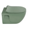 Sapho BRILLA závěsná WC mísa, Rimless, 36,5x53cm, zelená mat 100614-128