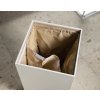 Gedy LUXURY koš na prádlo 30x61,8x30cm, bílá 103602