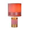 frizzle table lamp e14 40w h32cm pink