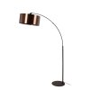 lucide rankos stojaci lampa arc 1xe27 cerna 05747 81 30