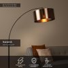 lucide rankos stojaci lampa arc 1xe27 cerna 05747 81 30