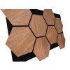 Akustický panel Hexagon LAN-605 872x579x10mm Ořech