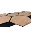 Akustický panel Hexagon LAN-601 872x579x10mm Bříza