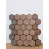 Akustický panel Hexagon SLAN-601 872x579x10mm Bříza