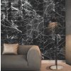 PVC panel dlaždice PBM-05 Mramor černo-bílý (60x30cm) samolepící