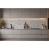 Kuchyňský obkladový panel ABS plast Gray stone 3000x600mm 1,50mm