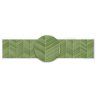 Kuchyňský panel ABS plast Green herringbone tile 3000x600mm 1,5mm