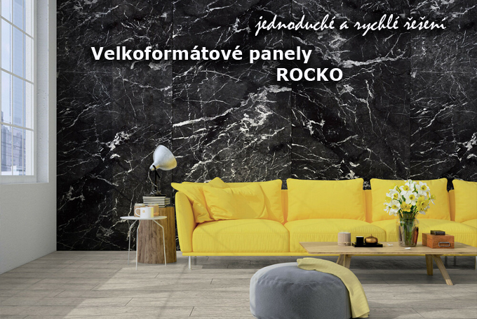 Minimalismus a čistý vizuální dojem? Velkoformátové panely ROCKO!