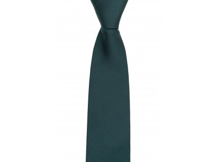 Smaragdově zelená kravata s jemnou strukturou