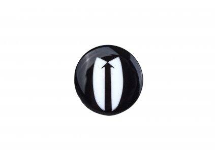 Ozdoba do klopy O'black černo-bílá