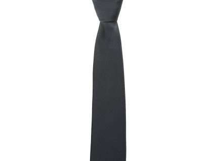 Tmavě šedá kravata se strukturou