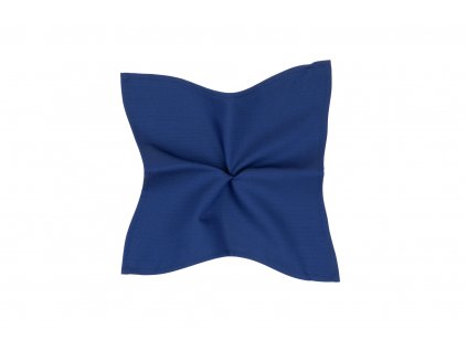 Tmavě modrý kapesníček s decentním vzorem