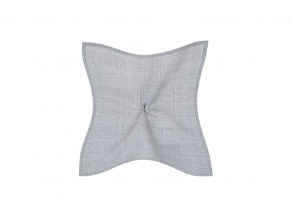 Šedý kapesníček s decentním kárem