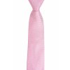 Růžová lesklá kravata s jemnou strukturou