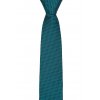 Smaragdově zelená kravata se strukturou