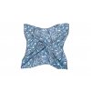 Modro-tyrkysový kapesníček s paisley vzorem