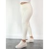 Bezove rebrovane leginy s vysokym pasom 517 1beige 3