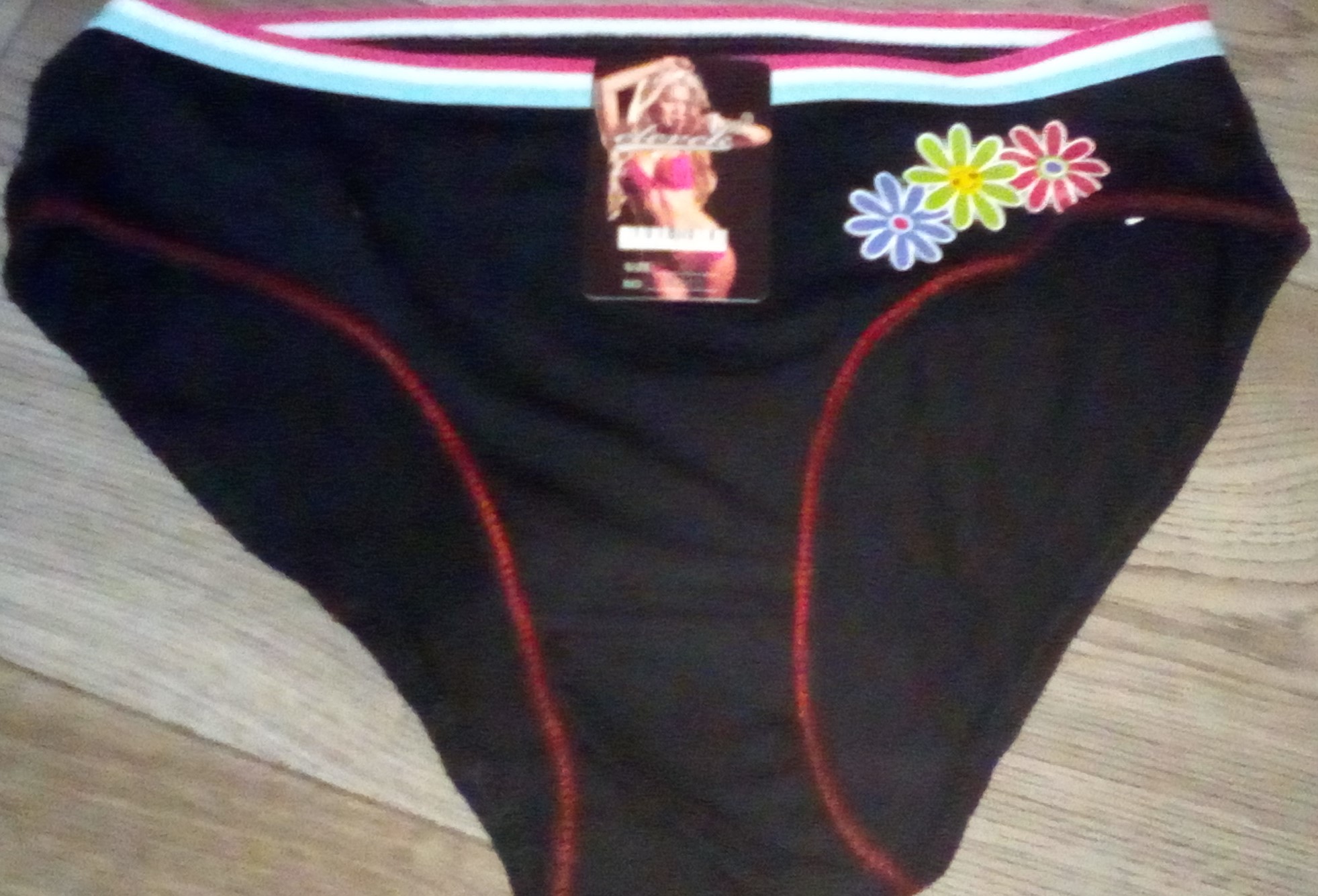 Elevek dámské spodní kalhotky (K040) Barva: Černá, Velikost: XL