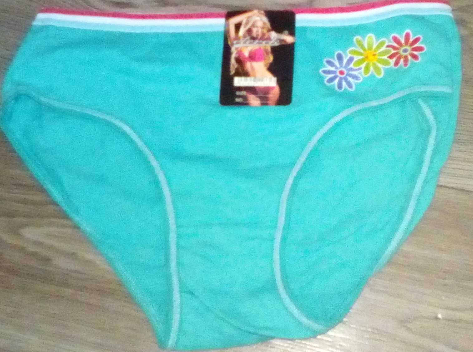 Elevek dámské spodní kalhotky (K040) Barva: Zelená, Velikost: XL