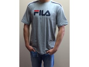 Fila Pánske tričko s krátkym rukávom - sivé