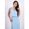 slo pl Boho saty s mukou modry 12725 3