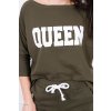 slo pl Sada s potlacou Queen khaki 17305 4