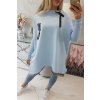 slo pl Mikina oversize s asymetrickymi stranami modra 19645 6