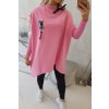 slo pl Mikina oversize s asymetrickymi stranami svetlo ruzova 19877 6